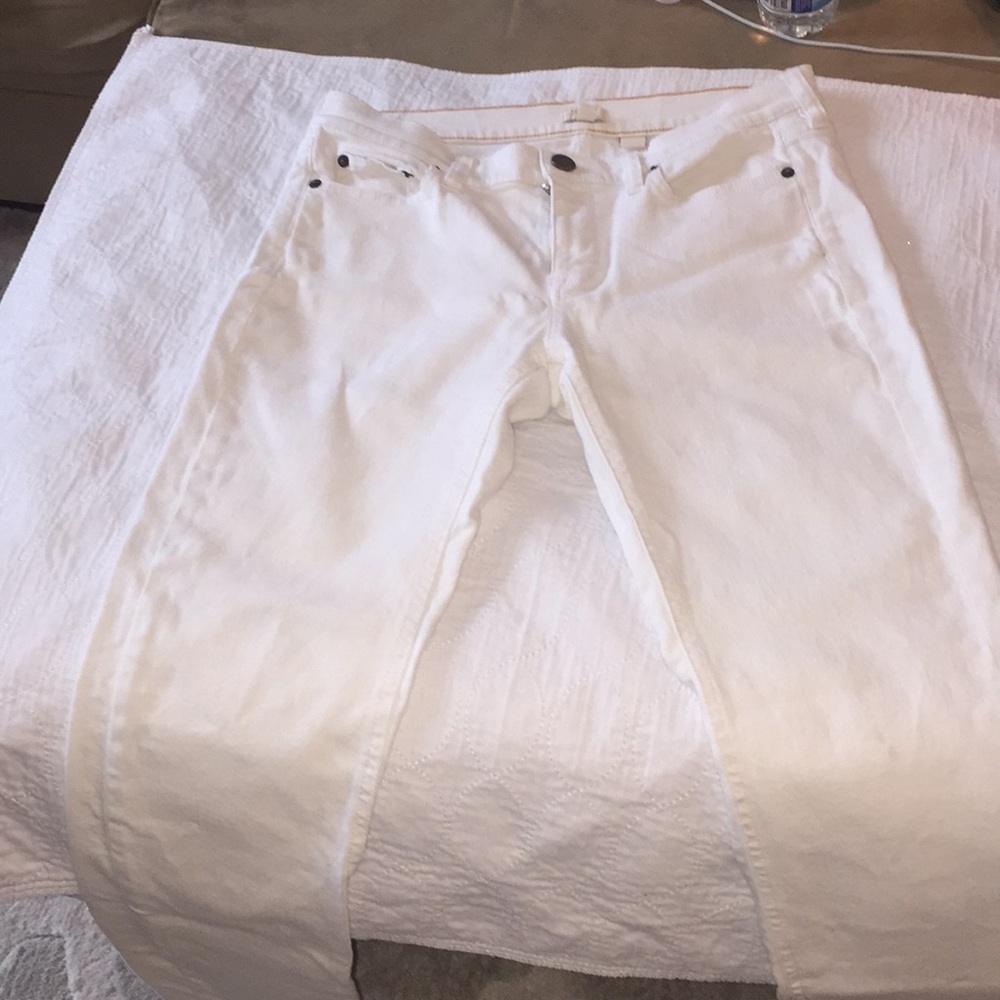 J Crew White Skinny Jeans